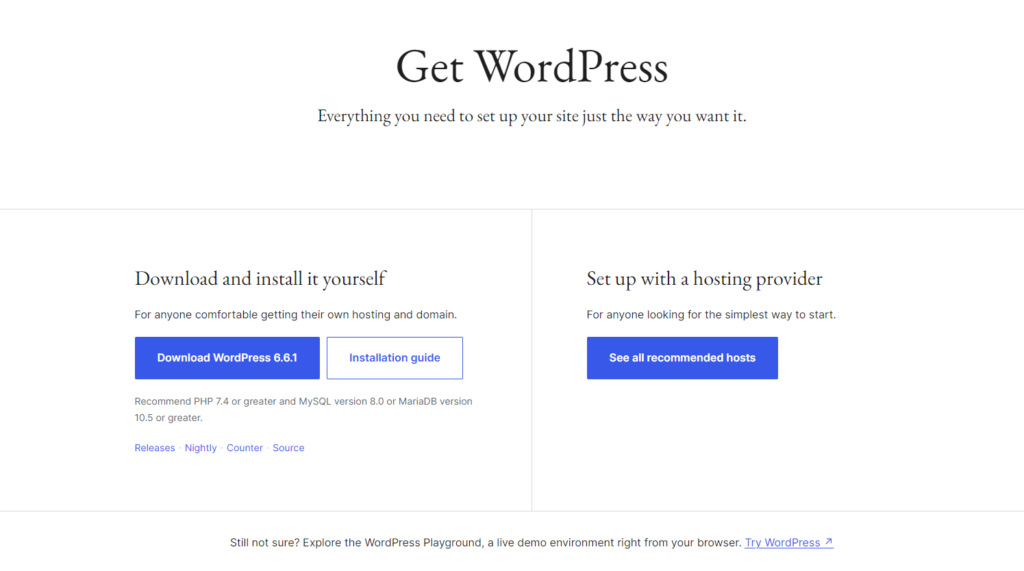 WordPress Download - Build WordPress Website